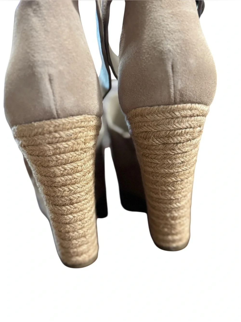 Marc Fisher Nelly Suede Espadrille Wedge Sandal Sz 11 NWOB